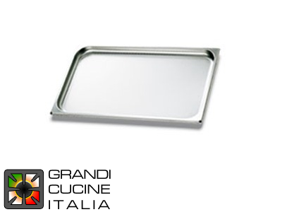  Stainless Steel Tray - GN 1\1 - Height 6,5 Cm