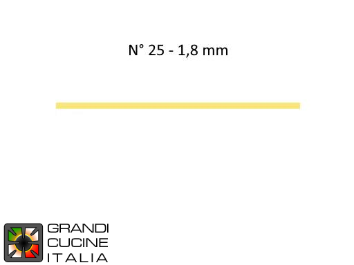  Matrice en bronze pour spaghetti carrés pour l'extrudeuse D45-C 2.0