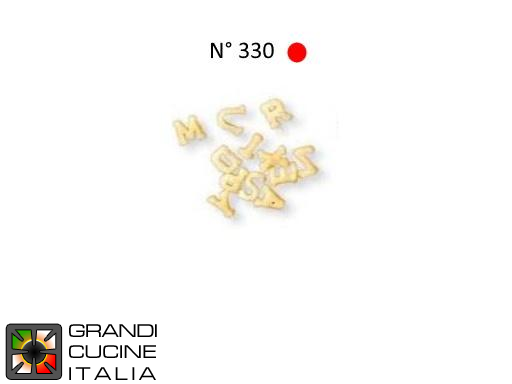  Trafila in bronzo per lettere per estrusore D45-C 2.0