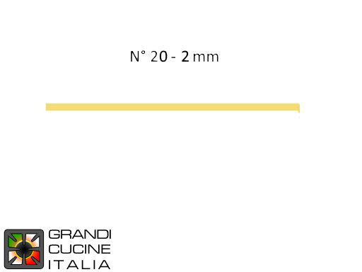  Matrice en bronze pour linguine pour l'extrudeuse D45-C 2.0