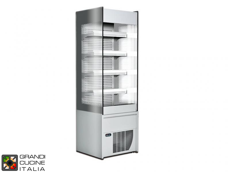  Multideck Wall Refrigerator - 335 Liters - Ventilated Refrigeration - Temperature +2 / +4 °C - in Stainless Steel